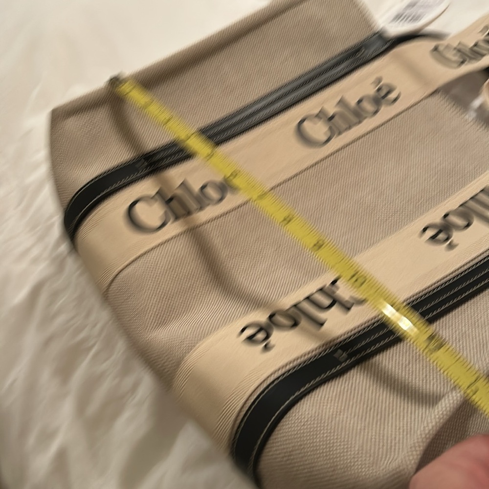 Chloe Beige and Black Tote Bag - Picture 10 of 13